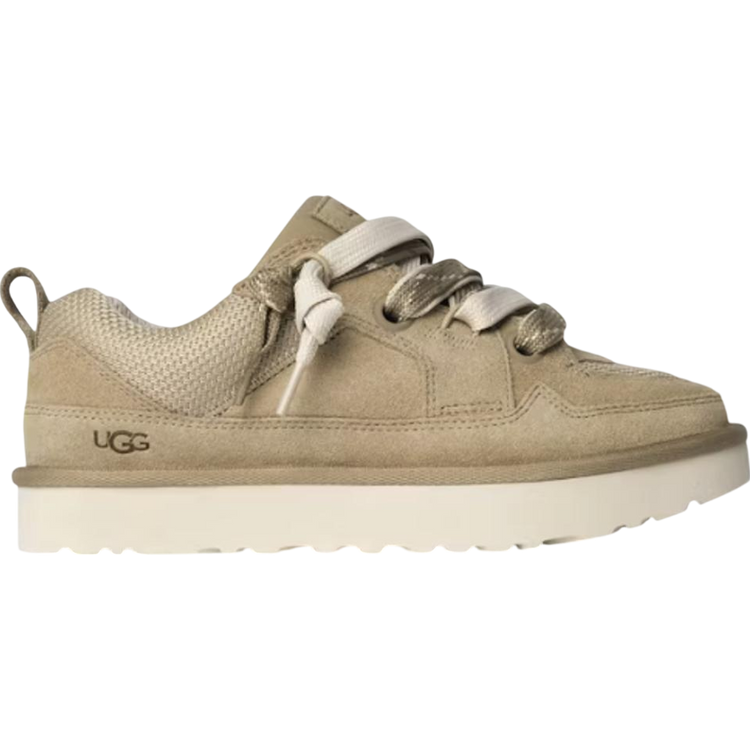 UGG Lowmel Lo sneakers in Mustard Seed — soft suede upper, lightweight comfort, and modern street-casual style.