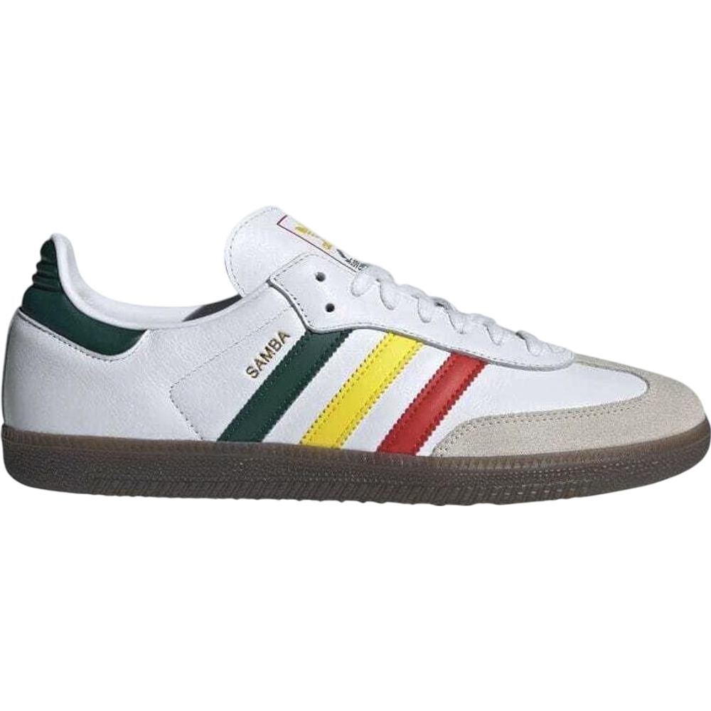 adidas Samba OG White Rasta Sneakers
