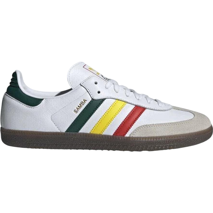 adidas Samba OG White Rasta Sneakers

