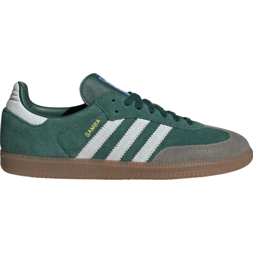 adidas Samba OG Collegiate Green Gum Grey Toe Sneakers

