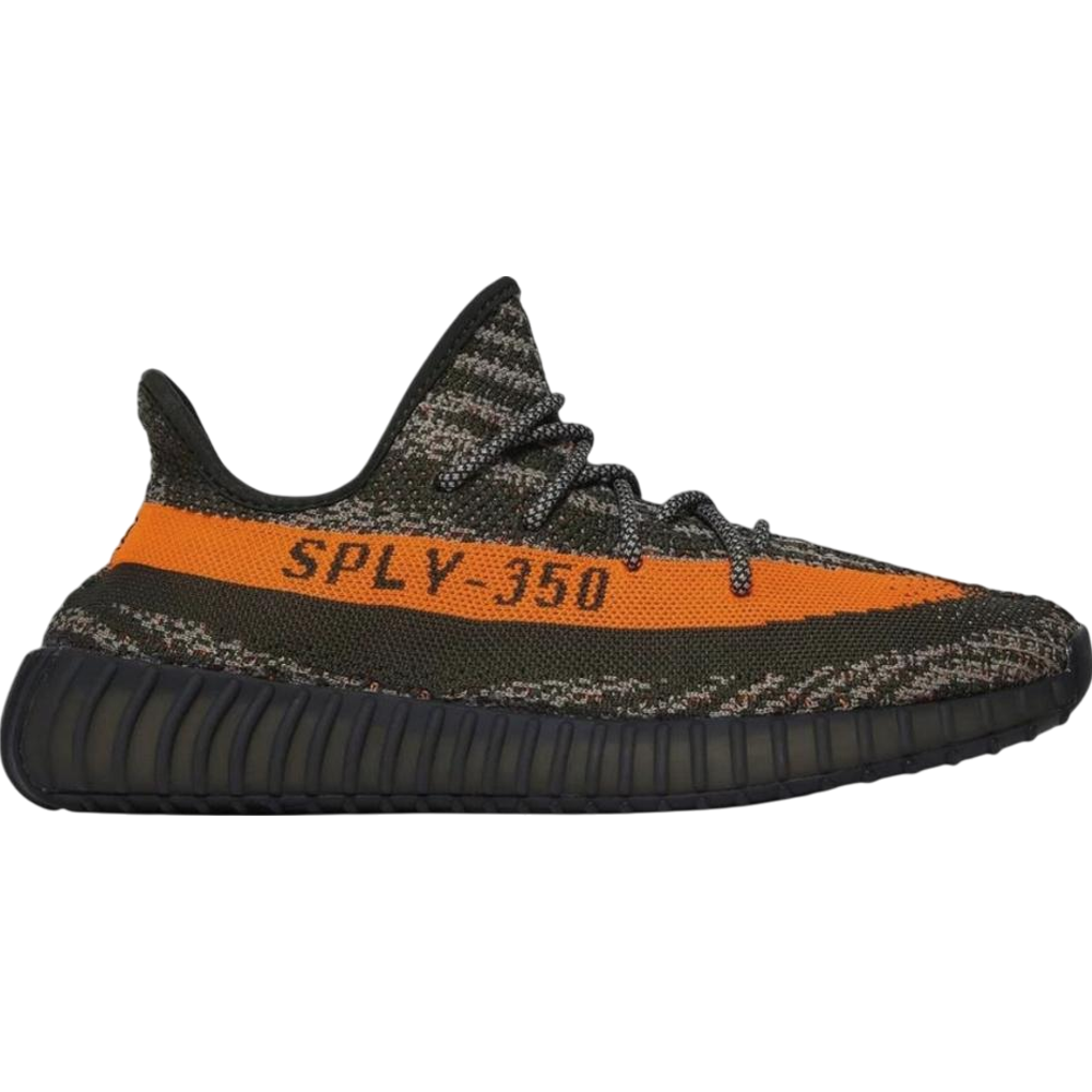 adidas Yeezy Boost 350 V2 sneakers in Carbon Beluga — signature Yeezy design with Boost comfort and premium knit upper.