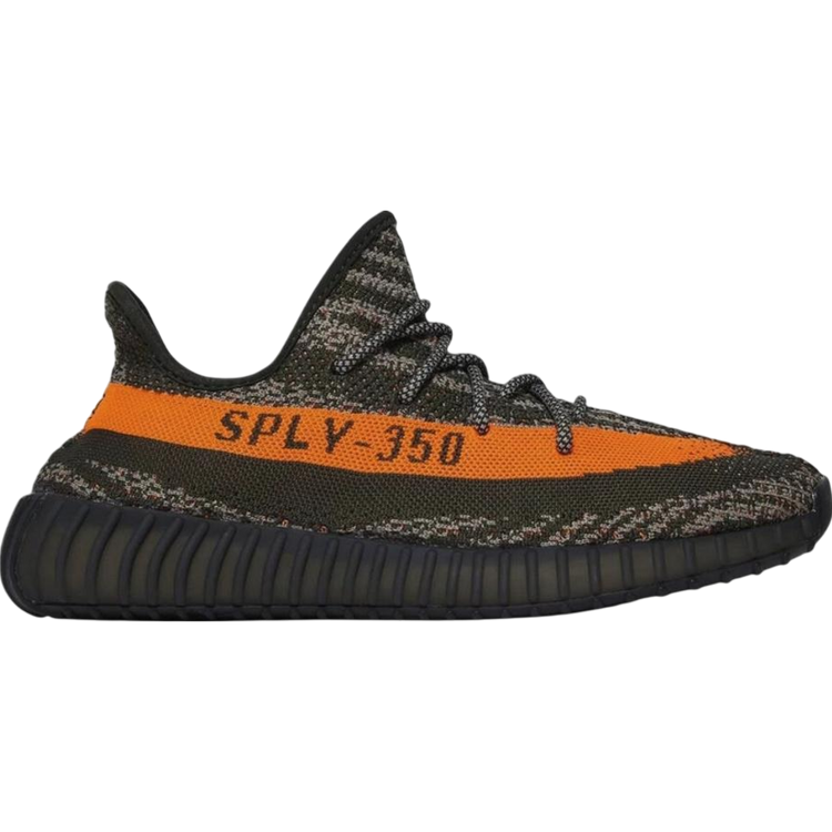 adidas Yeezy Boost 350 V2 sneakers in Carbon Beluga — signature Yeezy design with Boost comfort and premium knit upper.