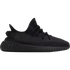 adidas Yeezy Boost 350 V2 sneakers in Onyx — all-black Yeezy design with Boost cushioning and breathable knit upper.